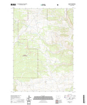 USGS US Topo 7.5-minute map for Hazelton WY 2021