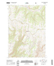 USGS US Topo 7.5-minute map for Hidden Tepee Creek WY 2021