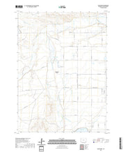 USGS US Topo 7.5-minute map for Hightower WY 2021