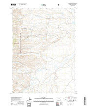 USGS US Topo 7.5-minute map for Hightower SW WY 2021