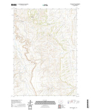 USGS US Topo 7.5-minute map for Hole-in-the-Wall WY 2021