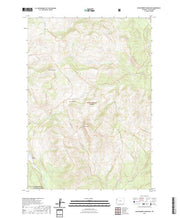 USGS US Topo 7.5-minute map for Huckleberry Mountain WY 2021