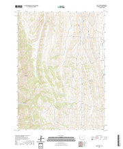 USGS US Topo 7.5-minute map for Huff Lake WY 2021