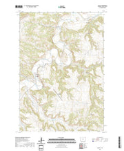 USGS US Topo 7.5-minute map for Hulett WY 2021