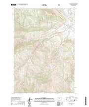 US Topo 7.5-minute map for Hunter Peak WY