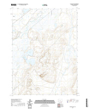 USGS US Topo 7.5-minute map for Hutton Lake WY 2021