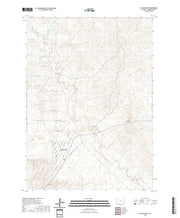 USGS US Topo 7.5-minute map for Hylton Ranch WY 2021