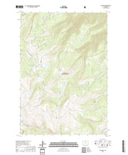 USGS US Topo 7.5-minute map for Ice Creek WY 2021