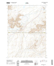 USGS US Topo 7.5-minute map for Independence Rock WY 2021