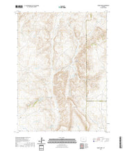 USGS US Topo 7.5-minute map for Indian Guide WY 2021