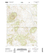 USGS US Topo 7.5-minute map for Inyan Kara Mountain WY 2021