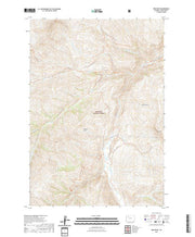 USGS US Topo 7.5-minute map for Irish Rock WY 2021