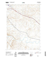 USGS US Topo 7.5-minute map for Irvine WY 2021