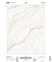 USGS US Topo 7.5-minute map for J O Dugway WY 2021