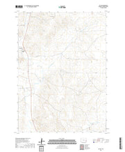 USGS US Topo 7.5-minute map for Jay Em WY 2021