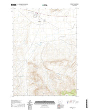 USGS US Topo 7.5-minute map for Jeffrey City WY 2021