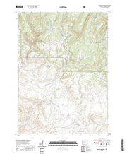 US Topo 7.5-minute map for Jensen Meadows WY
