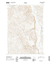 USGS US Topo 7.5-minute map for Joe Emge Creek WY 2021