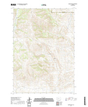 USGS US Topo 7.5-minute map for Johnson Draw WY 2021