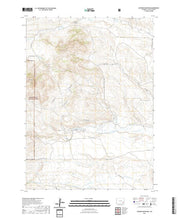 USGS US Topo 7.5-minute map for Johnson Mountain WY 2021