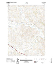 USGS US Topo 7.5-minute map for Kaycee NE WY 2021