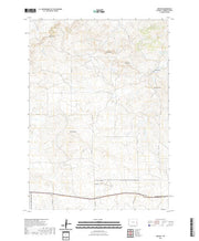 USGS US Topo 7.5-minute map for Keeline WY 2021