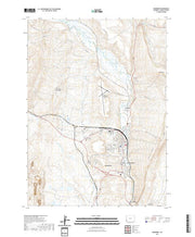 USGS US Topo 7.5-minute map for Kemmerer WY 2021