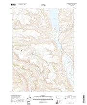 USGS US Topo 7.5-minute map for Kemmerer Reservoir WY 2021