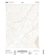 USGS US Topo 7.5-minute map for Kinney Spring WY 2021