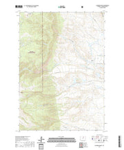 USGS US Topo 7.5-minute map for Klondike Ranch WY 2021