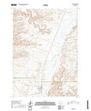 USGS US Topo 7.5-minute map for La Barge WY 2021