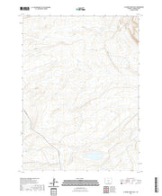 USGS US Topo 7.5-minute map for La Marsh Creek East WY 2021