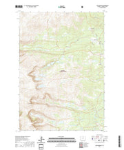 USGS US Topo 7.5-minute map for Lake Angeline WY 2021