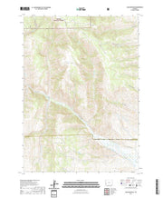 USGS US Topo 7.5-minute map for Lake Mountain WY 2021