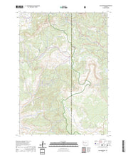 US Topo 7.5-minute map for Lava Mountain WY