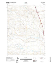 USGS US Topo 7.5-minute map for Lewis Flat WY 2021