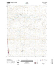 USGS US Topo 7.5-minute map for Lewis Ranch WY 2021