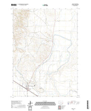 USGS US Topo 7.5-minute map for Lingle WY 2021