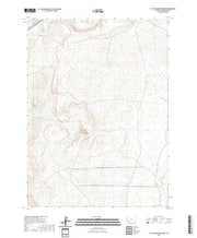 USGS US Topo 7.5-minute map for Little Round Mountain WY 2021