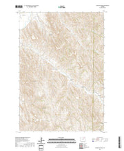 USGS US Topo 7.5-minute map for Livingston Draw WY 2021