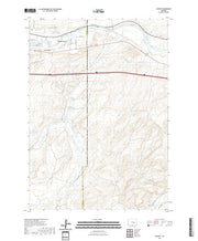 USGS US Topo 7.5-minute map for Lockett WY 2021