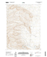 USGS US Topo 7.5-minute map for Lone Haystack Mountain WY 2021