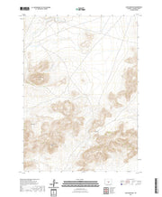 USGS US Topo 7.5-minute map for Lone Mountain WY 2021