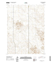 USGS US Topo 7.5-minute map for Lone Sand Hill WYNE 2021