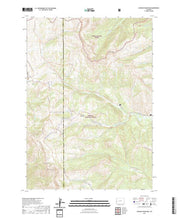 USGS US Topo 7.5-minute map for Lookout Mountain WY 2021