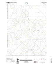 USGS US Topo 7.5-minute map for Lost Creek Butte WY 2021