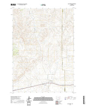 USGS US Topo 7.5-minute map for Lost Springs WY 2021