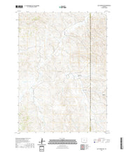 USGS US Topo 7.5-minute map for Lost Springs NW WY 2021