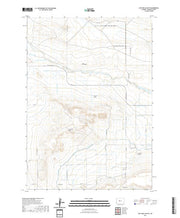 USGS US Topo 7.5-minute map for Lost Wells Butte WY 2021