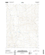 USGS US Topo 7.5-minute map for Love Ranch WY 2021